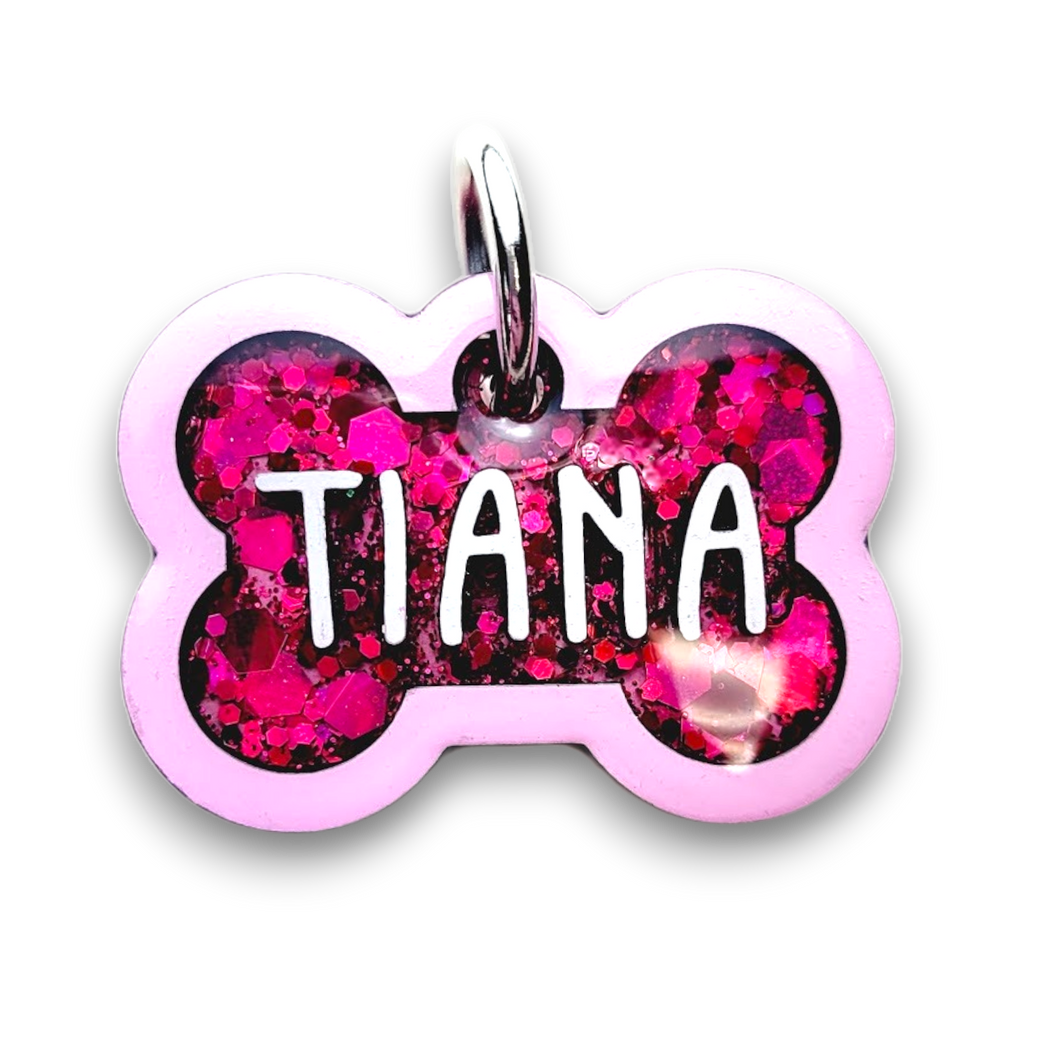 Light Pink Tag with Hot Pink Fill