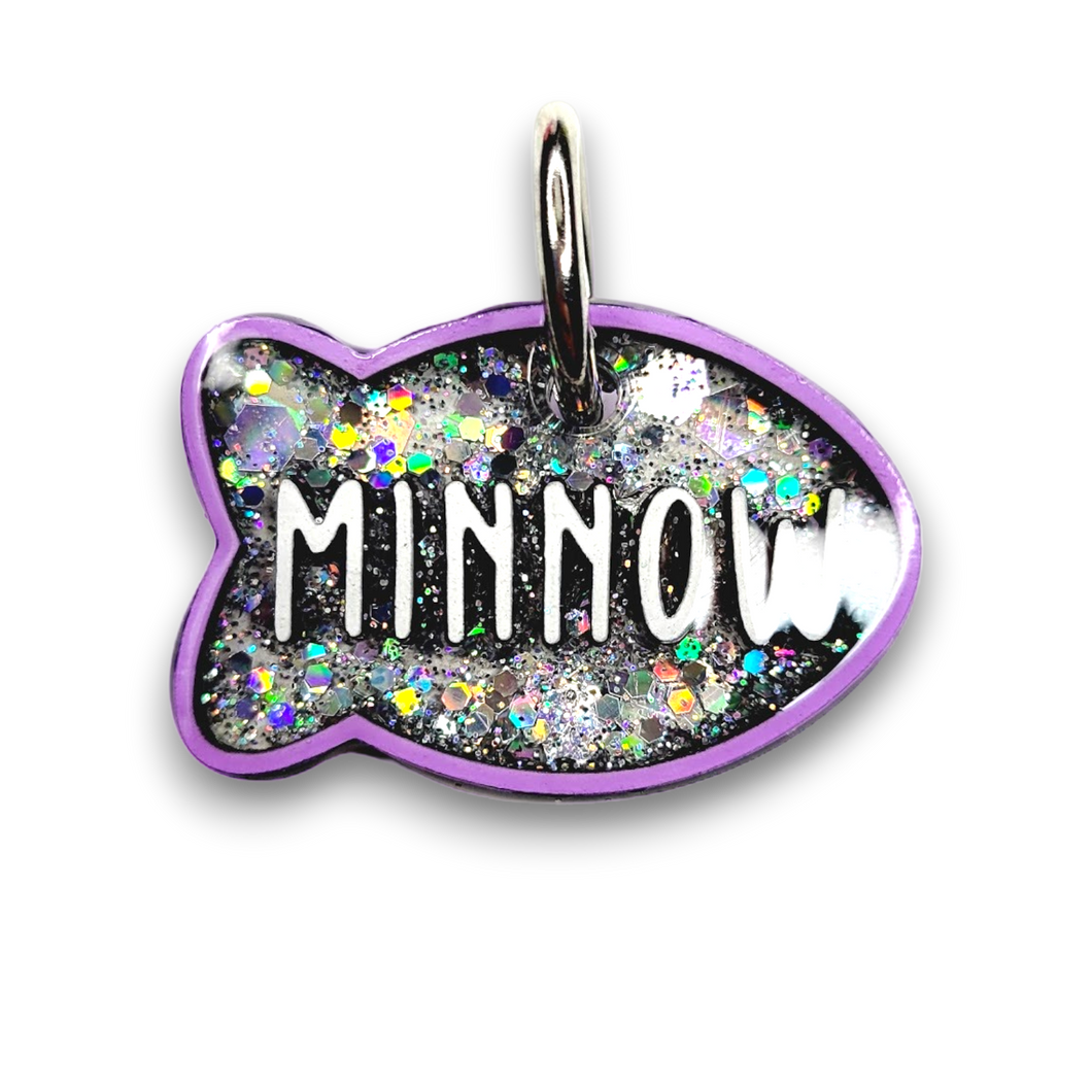 Lavender Tag with Diamond Fill