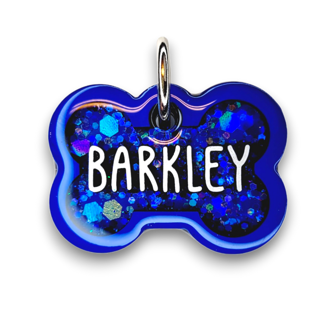 Royal Blue Tag with Royal Blue Fill