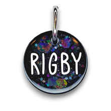 Load image into Gallery viewer, Black Tag with Onyx Fill

