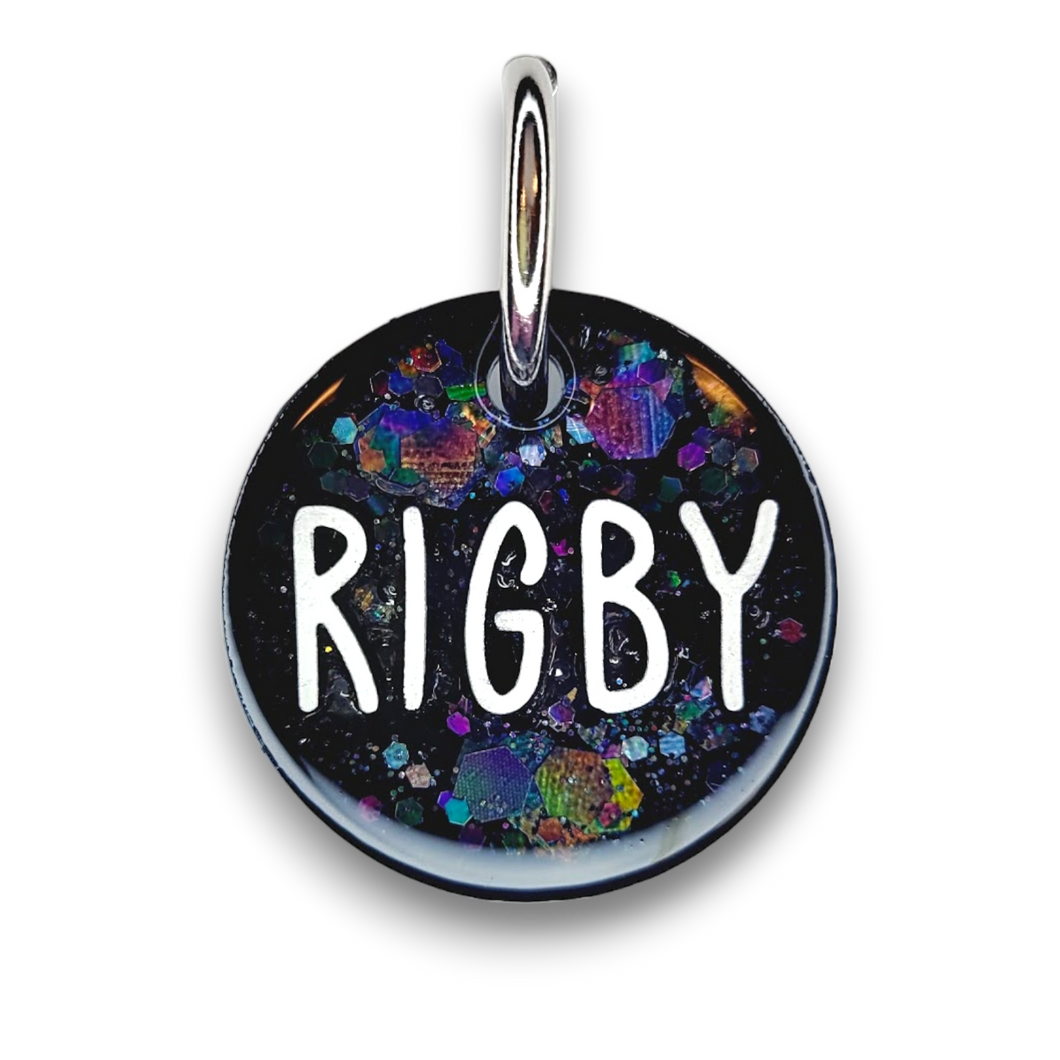 Black Tag with Onyx Fill