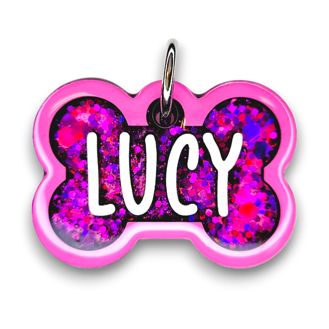 Pink Tag with Candy Magenta Fill