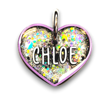 Load image into Gallery viewer, Lavender Tag with Diamond Fill
