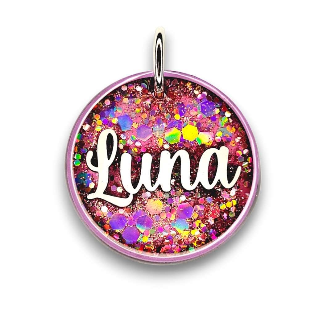 Lavender Tag with Cotton Candy Fill