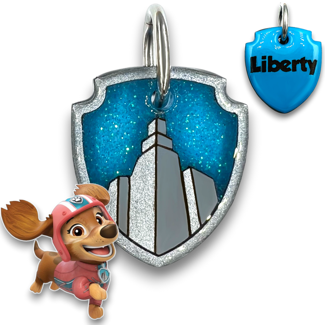 Poppin Premium - Liberty - Paw Patrol Tag (Engraving Included)