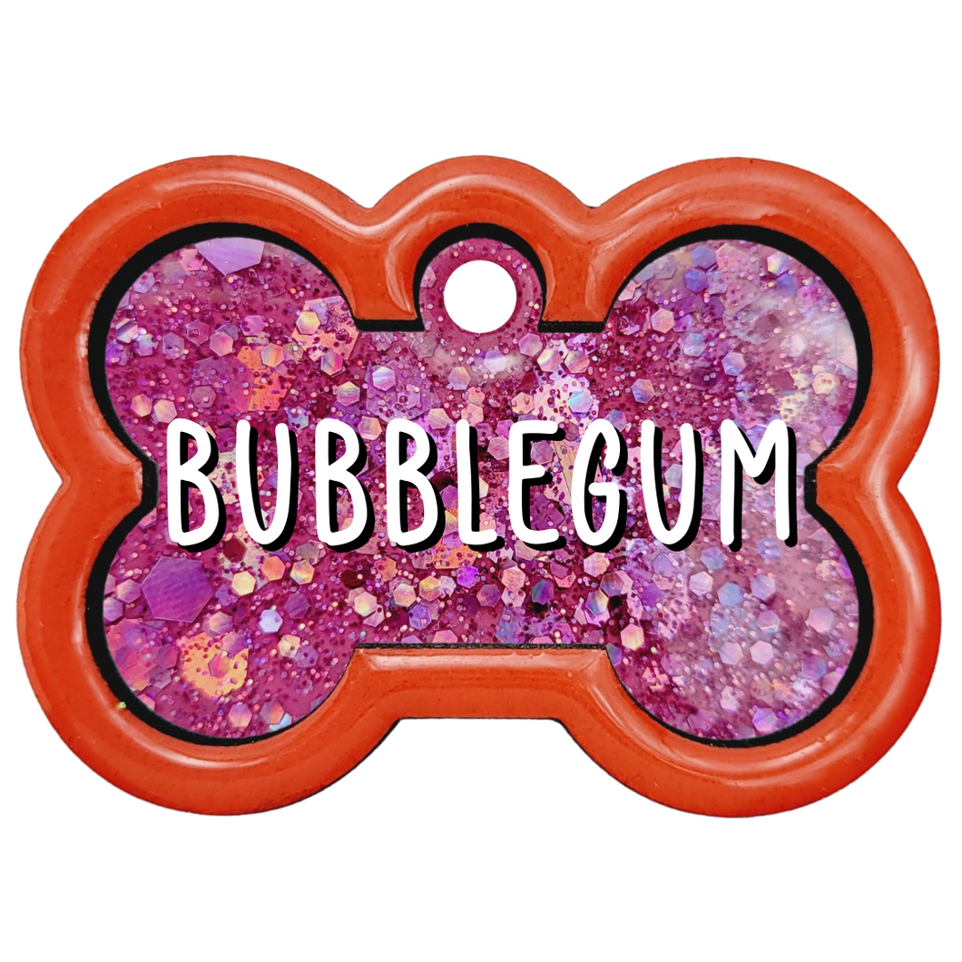 Orange Tag with Bubblegum Fill