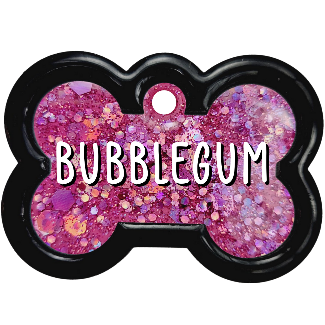 Black Tag with Bubblegum Fill