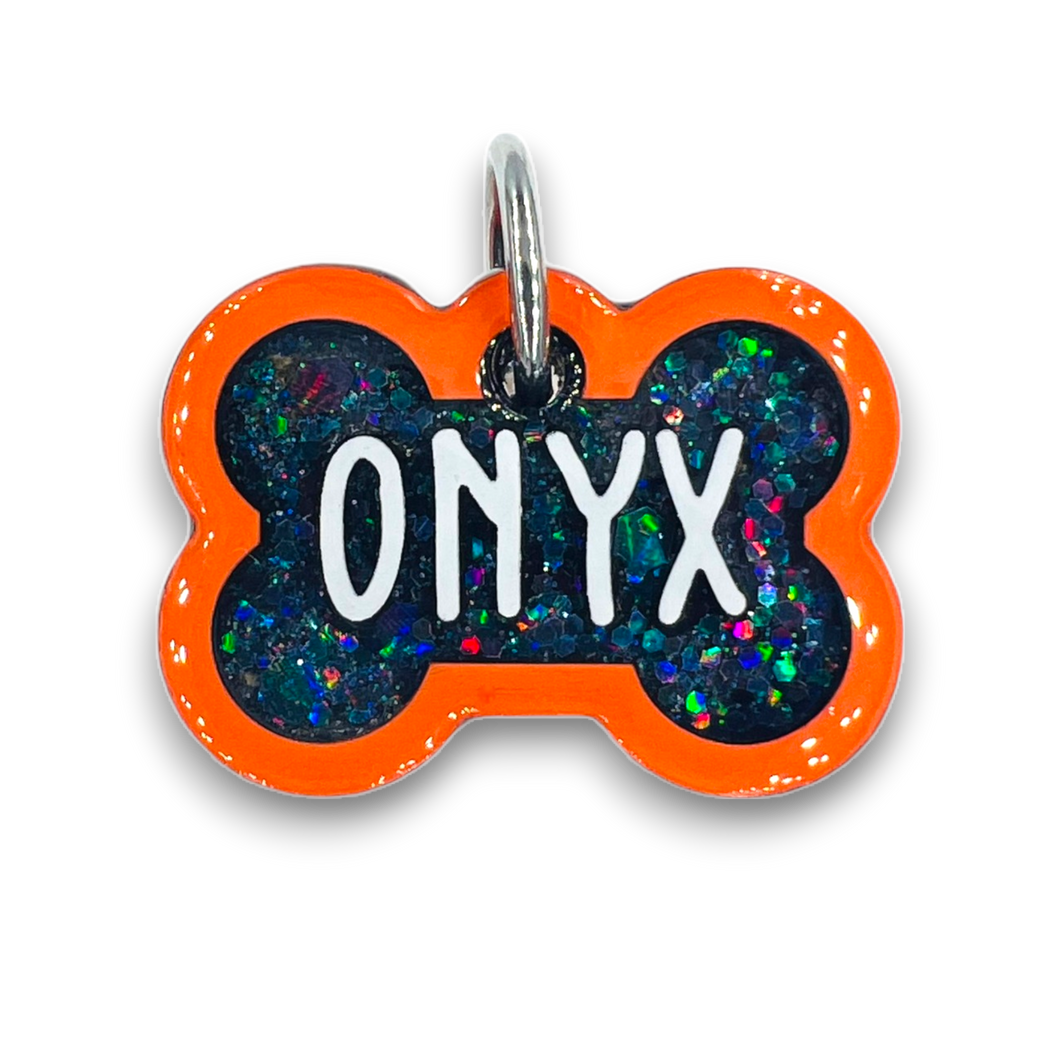 Orange Tag with Onyx Fill