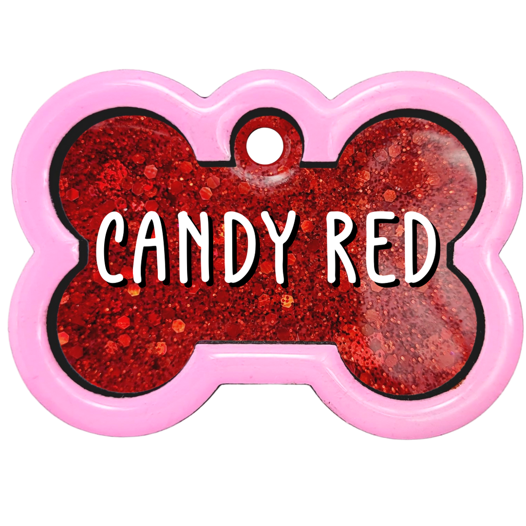 Light Pink Tag with Candy Red Fill