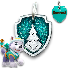 Load image into Gallery viewer, Poppin Premium - Everest - Paw Patrol Tag (Engraving Included)
