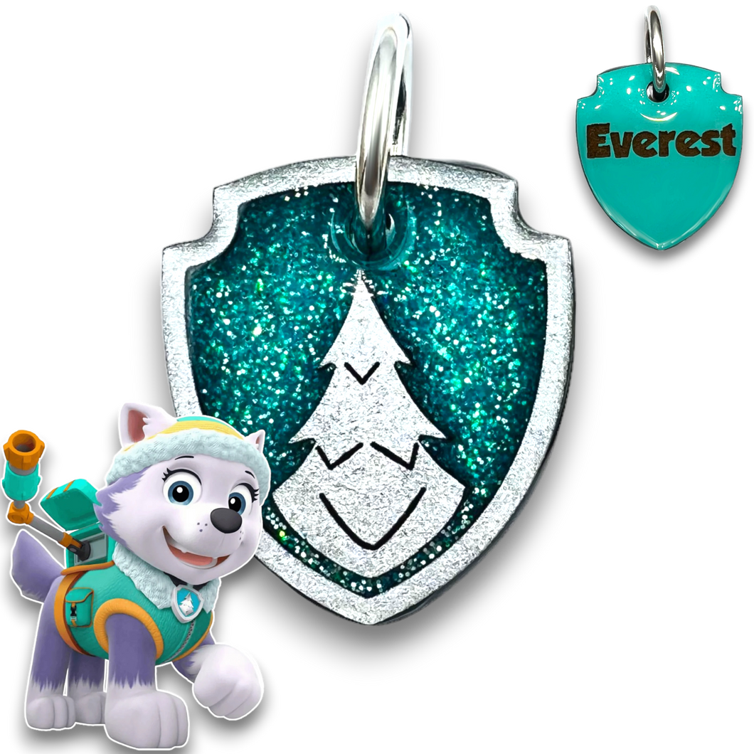 Poppin Premium - Everest - Paw Patrol Tag (Engraving Included)