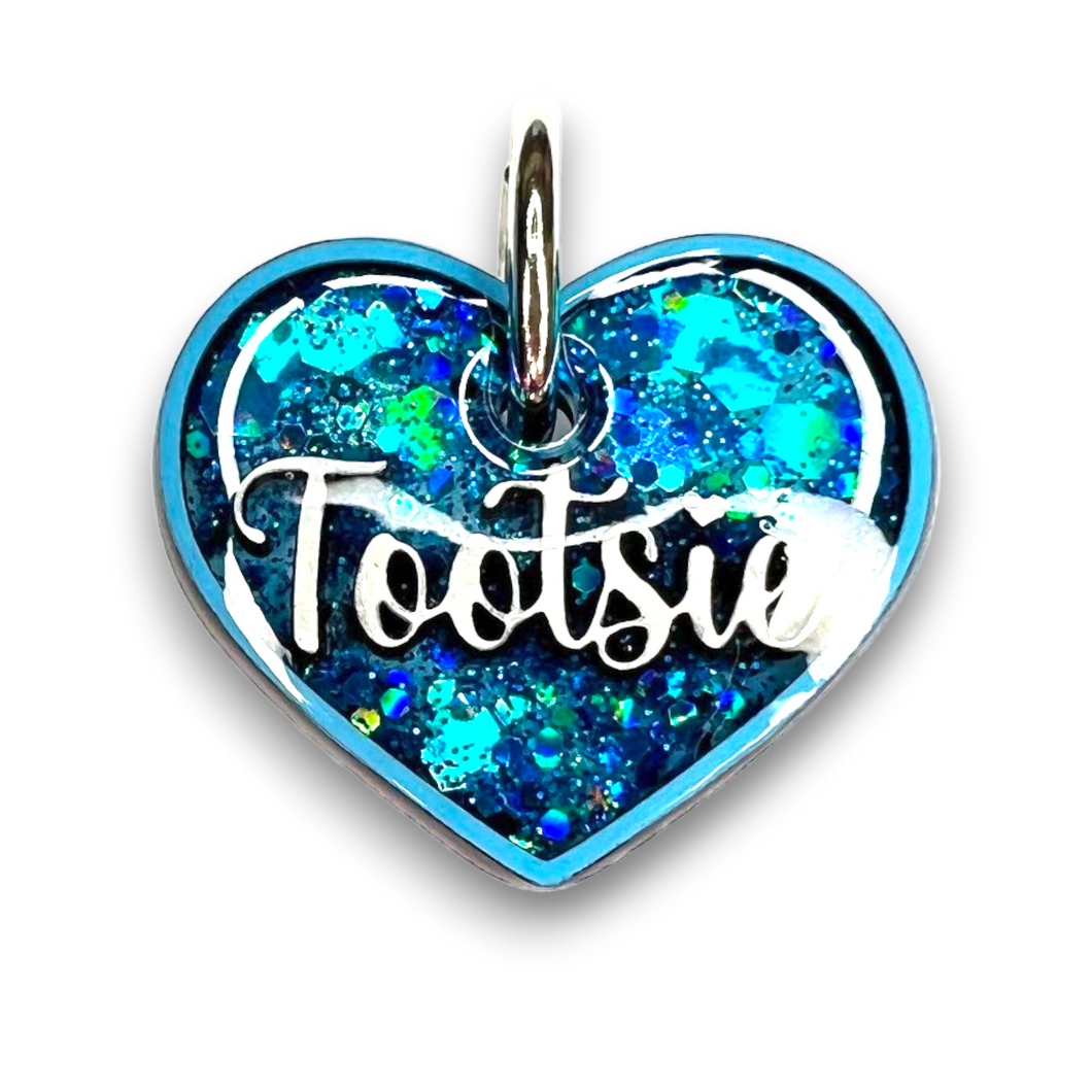 Light Blue Tag with Mermaid Blue Fill
