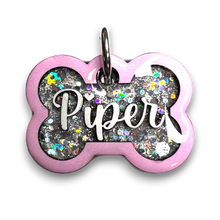 Load image into Gallery viewer, Light Pink Tag with Diamond Fill
