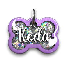 Load image into Gallery viewer, Lavender Tag with Diamond Fill
