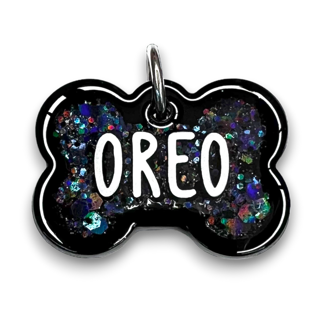 Black Tag with Onyx Fill