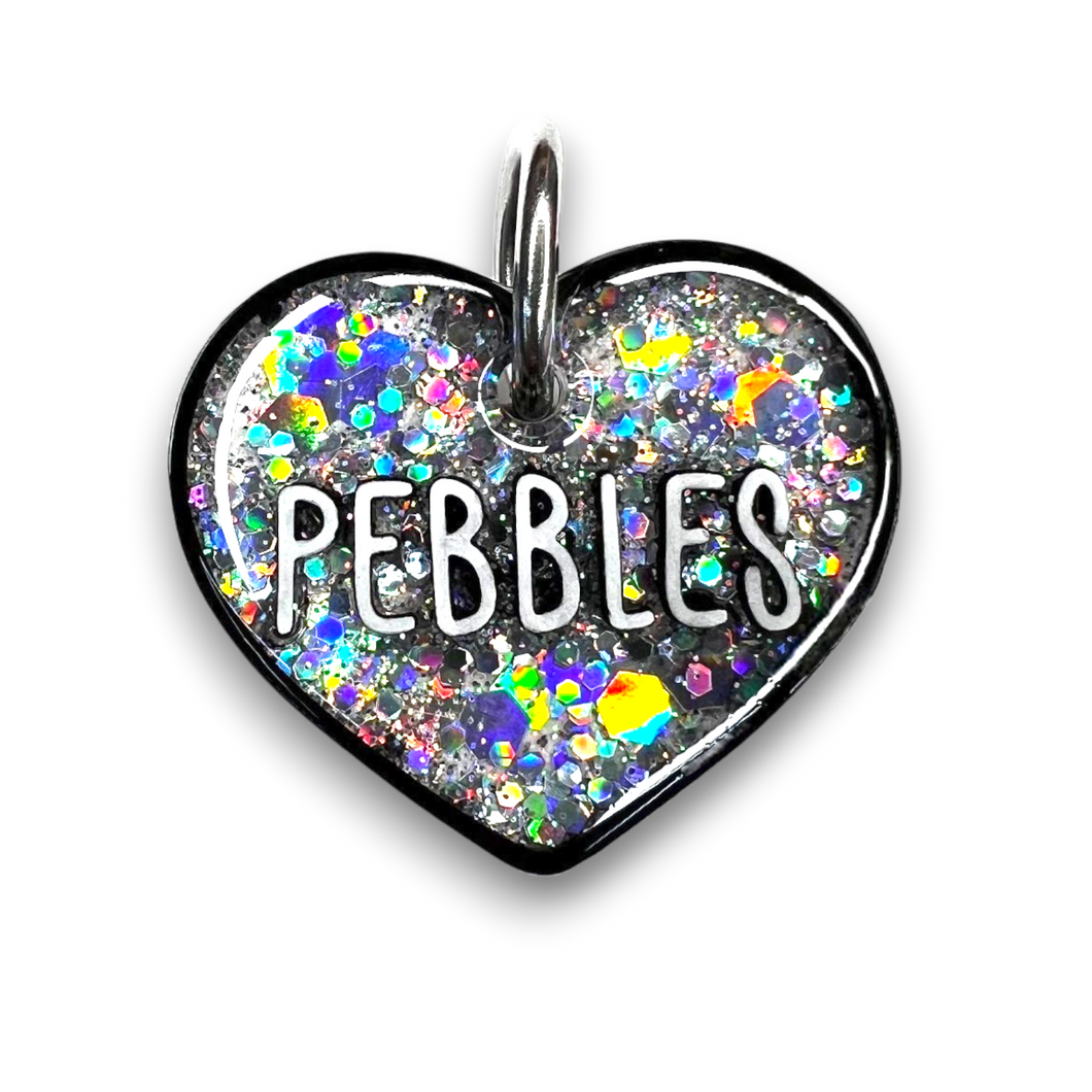 Black Tag with Diamond Fill