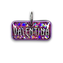 Load image into Gallery viewer, Lavender Tag with Bubblegum Fill
