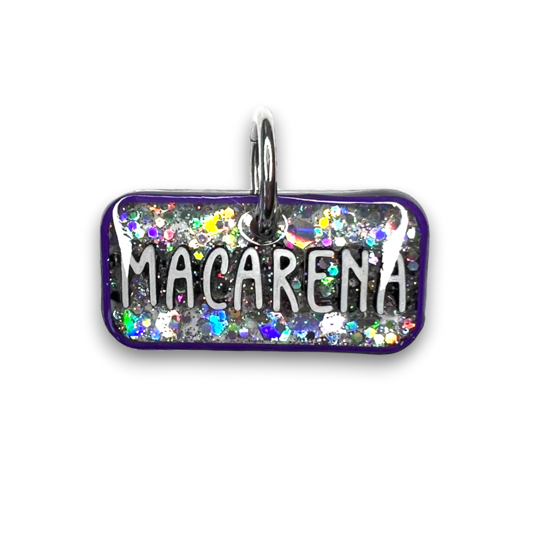 Purple Tag with Diamond Fill