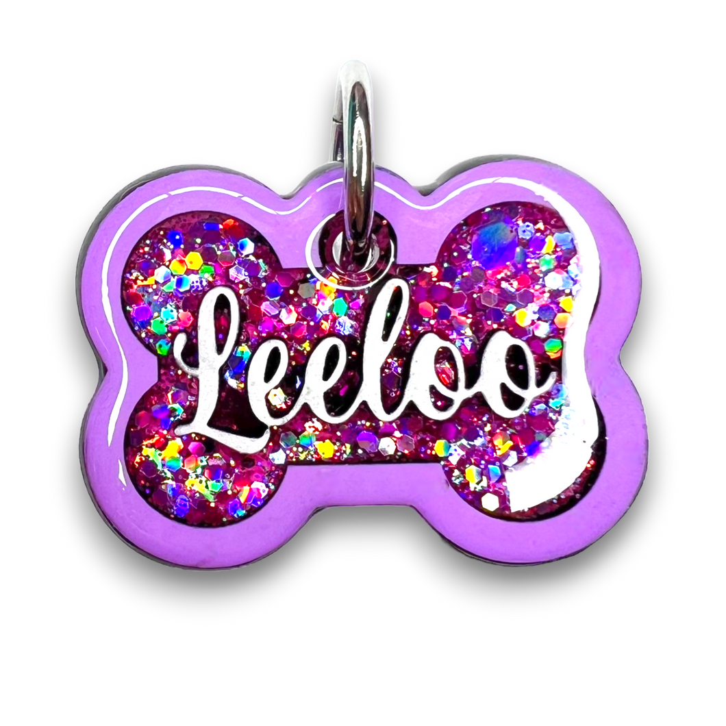 Lavender Tag with Bubblegum Fill