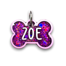 Load image into Gallery viewer, Light Pink Tag with Candy Magenta Fill

