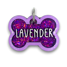 Load image into Gallery viewer, Lavender Tag with Candy Magenta Fill
