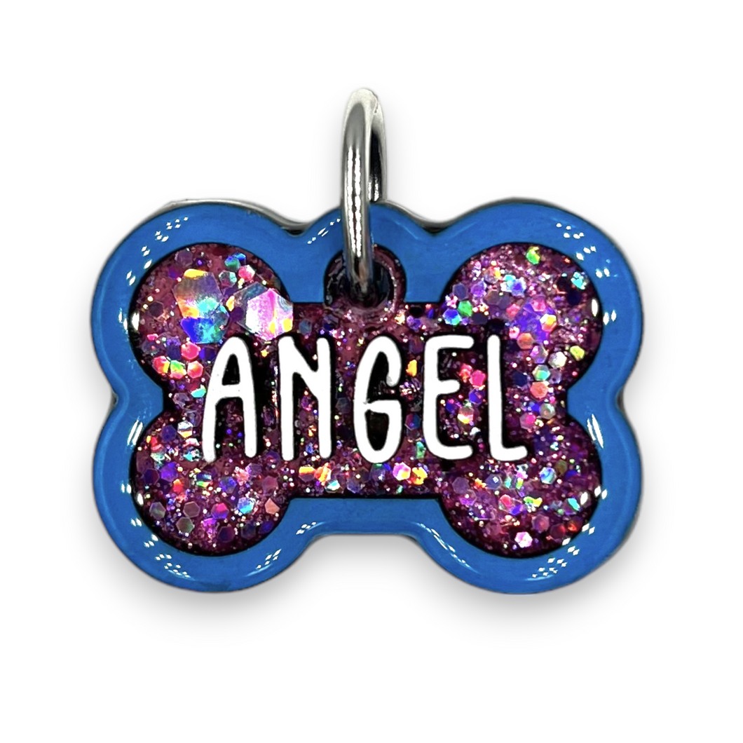Blue Tag with Bubblegum Fill