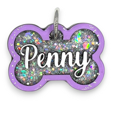 Load image into Gallery viewer, Lavender Tag with Diamond Fill
