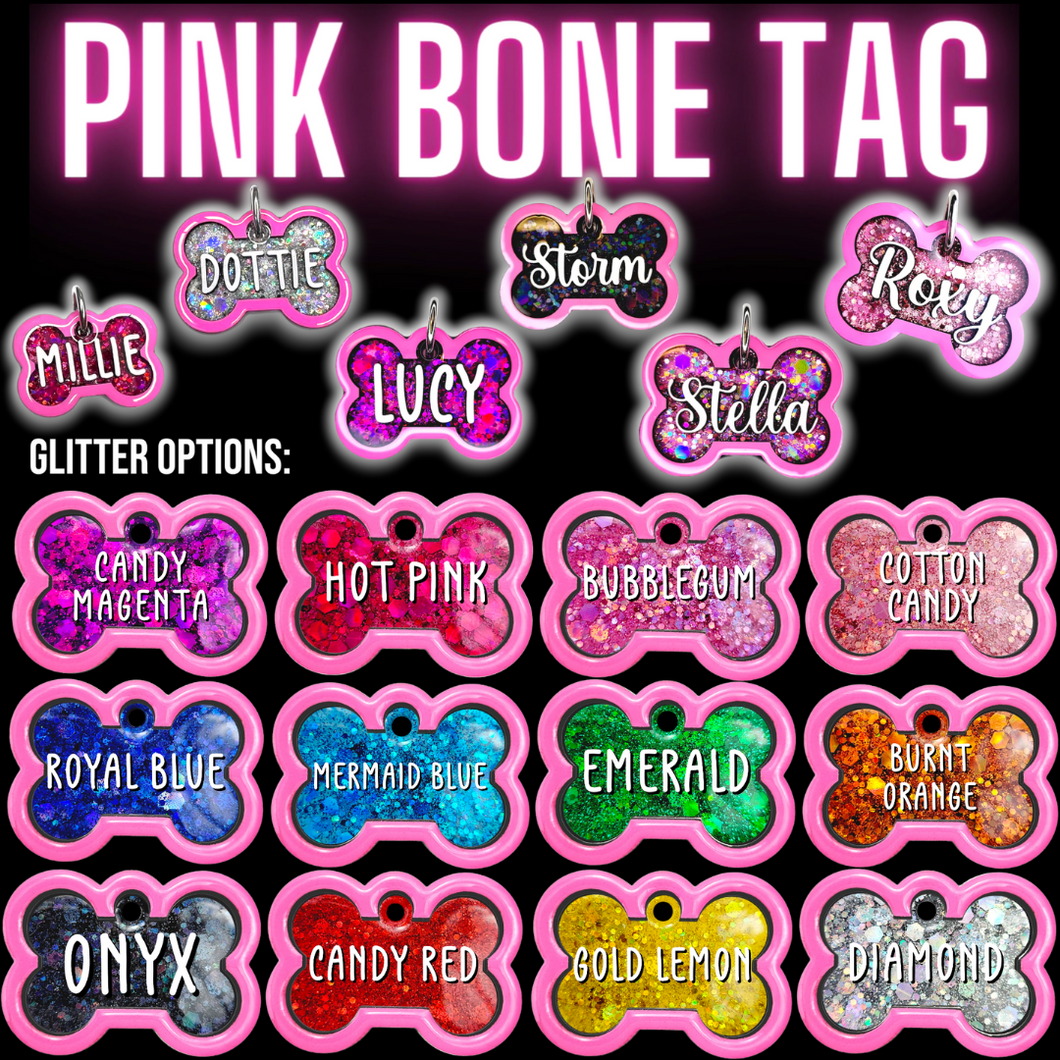 Pink Bone Tag