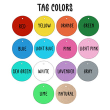 Load image into Gallery viewer, Poppin Basics - Round Tag
