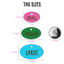 Load image into Gallery viewer, Poppin Basics - Oval Tag
