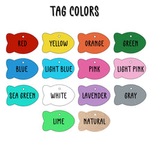 Load image into Gallery viewer, Poppin Basics - Fish Tag
