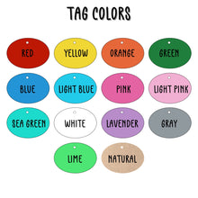 Load image into Gallery viewer, Poppin Basics - Oval Tag
